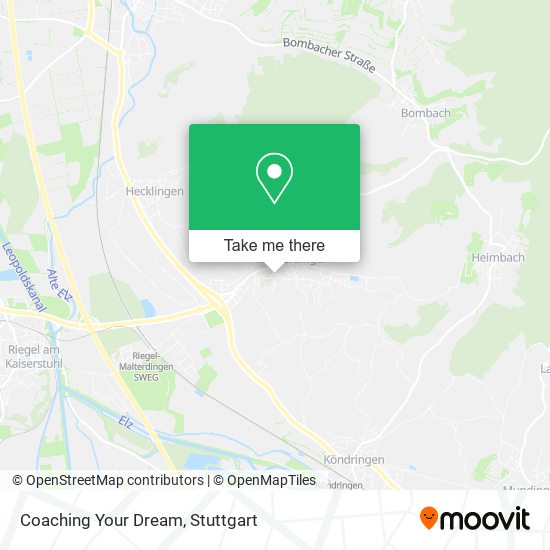 Coaching Your Dream map