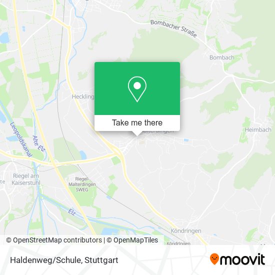 Haldenweg/Schule map