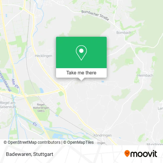 Карта Badewaren
