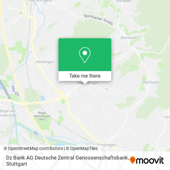 Карта Dz Bank AG Deutsche Zentral Genossenschaftsbank