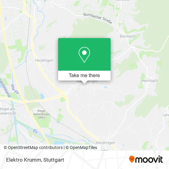 Карта Elektro Krumm