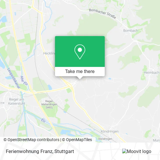 Карта Ferienwohnung Franz
