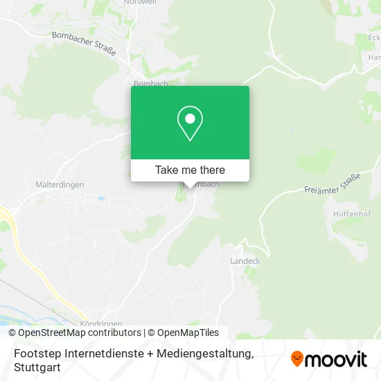 Карта Footstep Internetdienste + Mediengestaltung