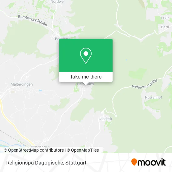 Карта Religionspã Dagogische