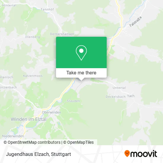 Карта Jugendhaus Elzach