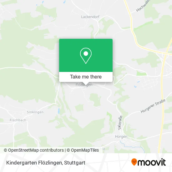 Карта Kindergarten Flözlingen
