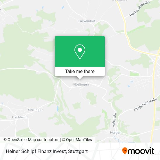 Heiner Schlipf Finanz Invest map