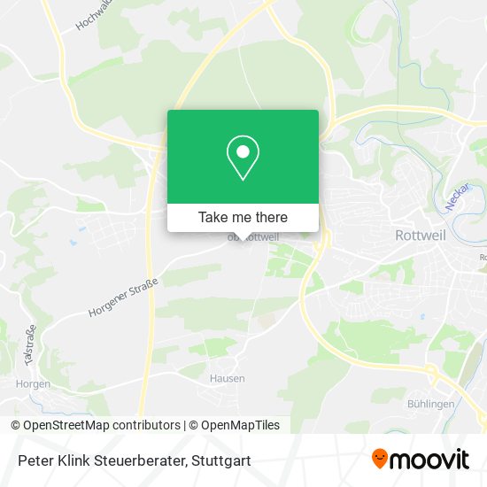 Peter Klink Steuerberater map