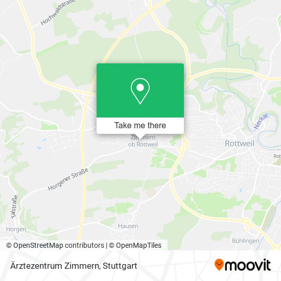 Карта Ärztezentrum Zimmern