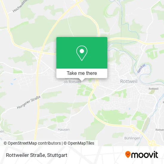 Карта Rottweiler Straße