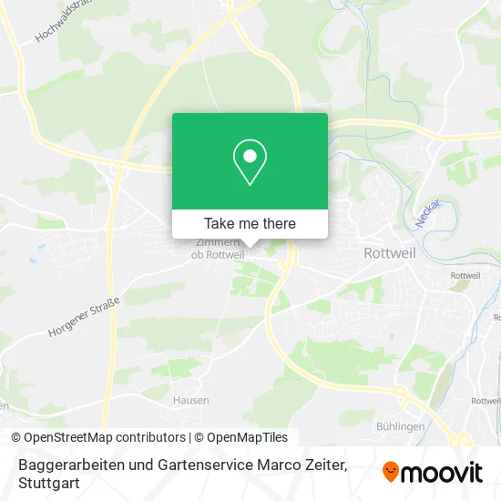 Карта Baggerarbeiten und Gartenservice Marco Zeiter