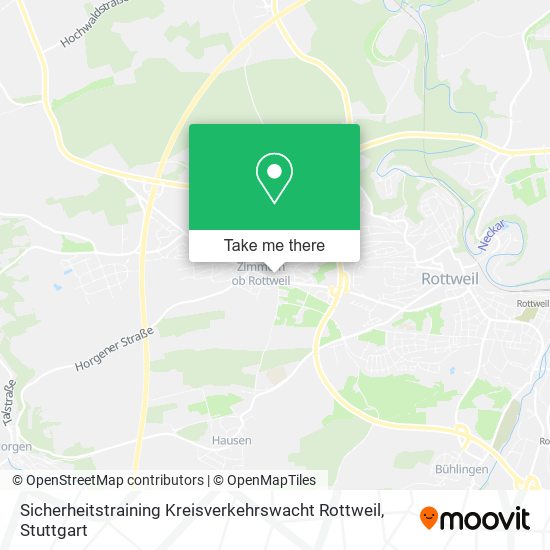 Карта Sicherheitstraining Kreisverkehrswacht Rottweil