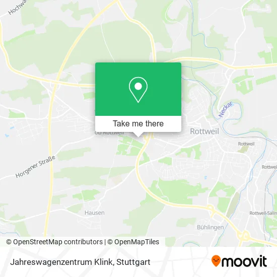 Карта Jahreswagenzentrum Klink