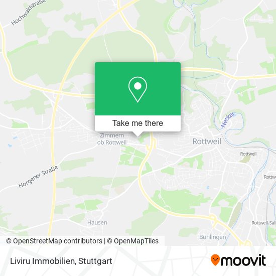 Liviru Immobilien map