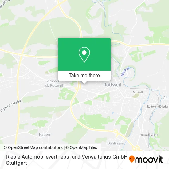 Карта Rieble Automobilevertriebs- und Verwaltungs-GmbH