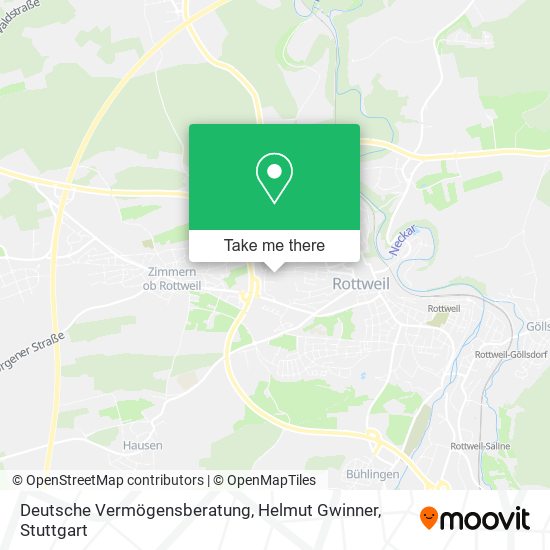 Deutsche Vermögensberatung, Helmut Gwinner map