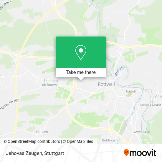 Карта Jehovas Zeugen