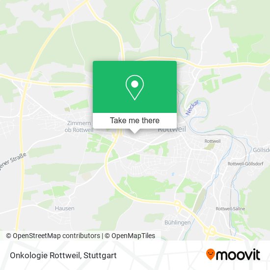 Onkologie Rottweil map