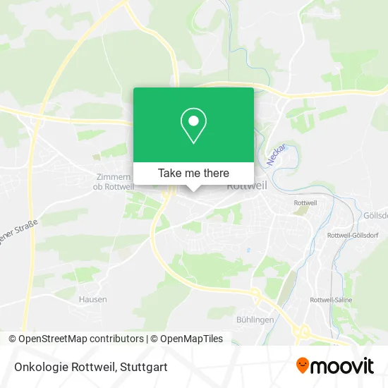 Карта Onkologie Rottweil