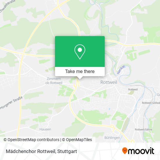 Mädchenchor Rottweil map