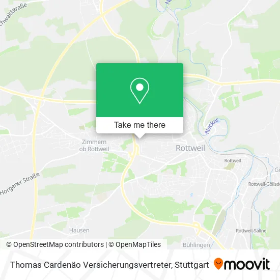 Карта Thomas Cardenäo Versicherungsvertreter