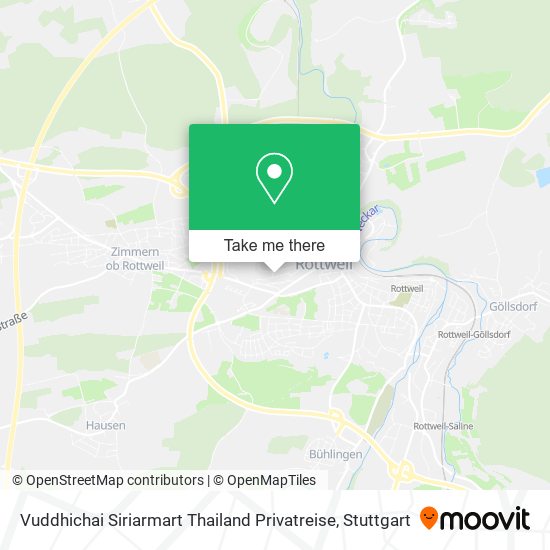 Карта Vuddhichai Siriarmart Thailand Privatreise