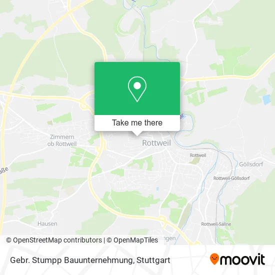 Gebr. Stumpp Bauunternehmung map