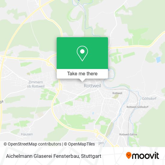 Aichelmann Glaserei Fensterbau map