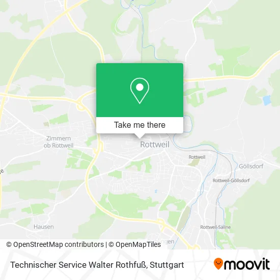 Карта Technischer Service Walter Rothfuß