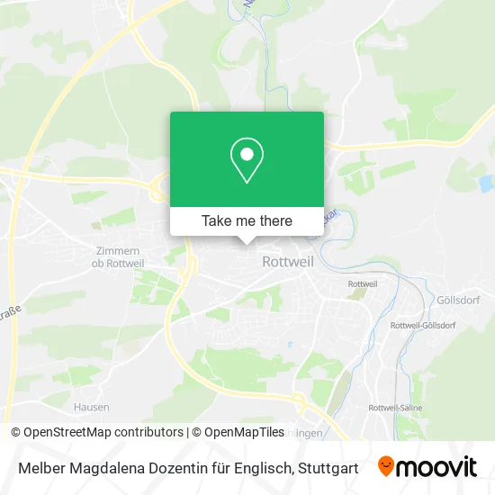Карта Melber Magdalena Dozentin für Englisch