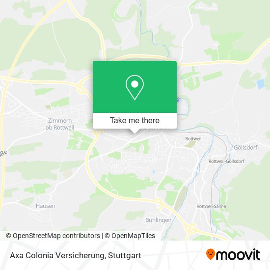 Карта Axa Colonia Versicherung