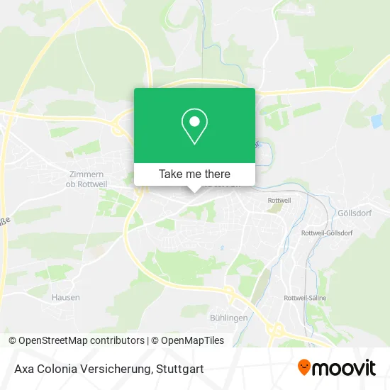 Карта Axa Colonia Versicherung