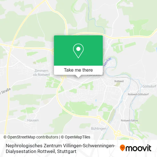 Nephrologisches Zentrum Villingen-Schwenningen-Dialysestation Rottweil map