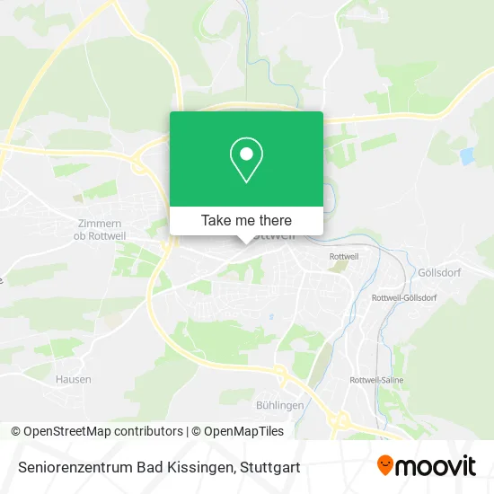 Карта Seniorenzentrum Bad Kissingen