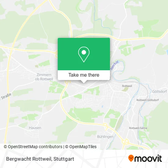 Карта Bergwacht Rottweil