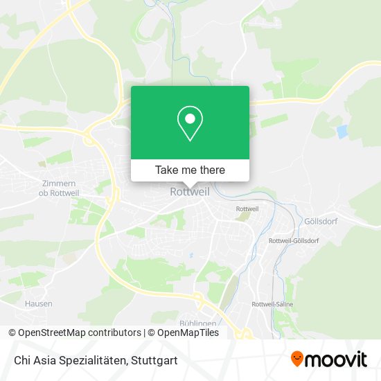 Chi Asia Spezialitäten map