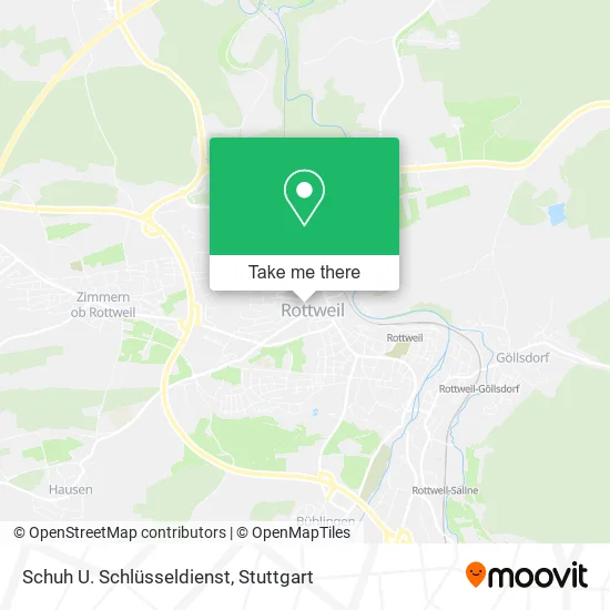 Карта Schuh U. Schlüsseldienst