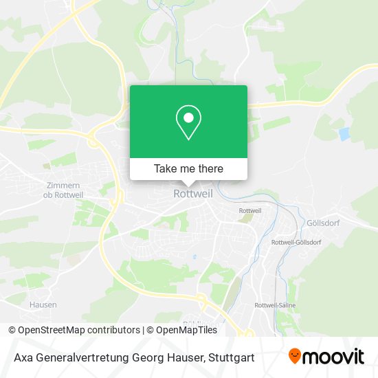 Карта Axa Generalvertretung Georg Hauser