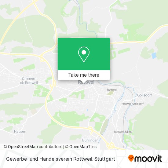 Gewerbe- und Handelsverein Rottweil map