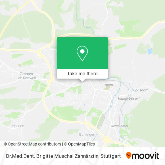 Карта Dr.Med.Dent. Brigitte Muschal Zahnärztin