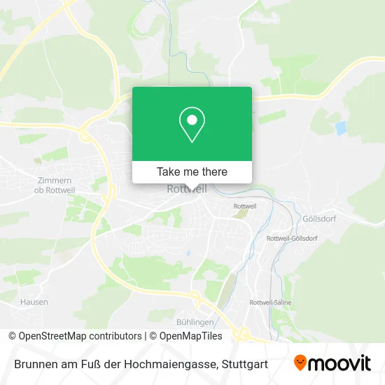 Карта Brunnen am Fuß der Hochmaiengasse