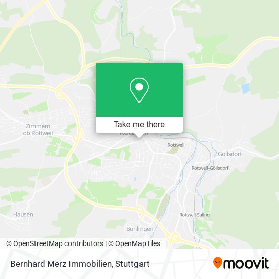 Bernhard Merz Immobilien map