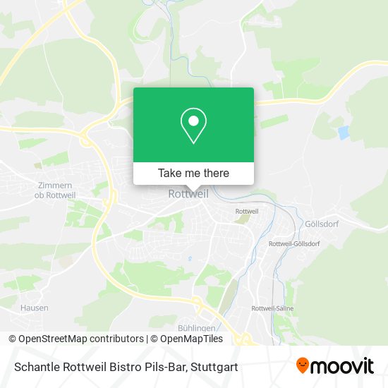 Schantle Rottweil Bistro Pils-Bar map