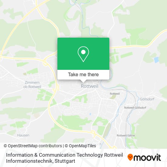 Information & Communication Technology Rottweil Informationstechnik map