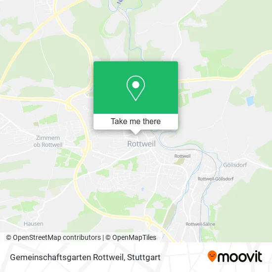Карта Gemeinschaftsgarten Rottweil