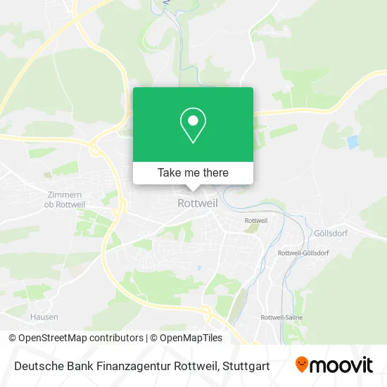 Карта Deutsche Bank Finanzagentur Rottweil
