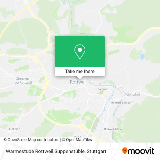 Карта Wärmestube Rottweil Suppenstüble