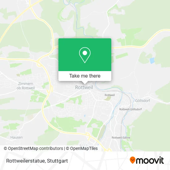 Карта Rottweilerstatue