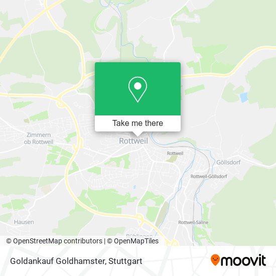 Goldankauf Goldhamster map