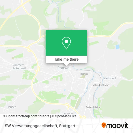 Карта SW Verwaltungsgesellschaft